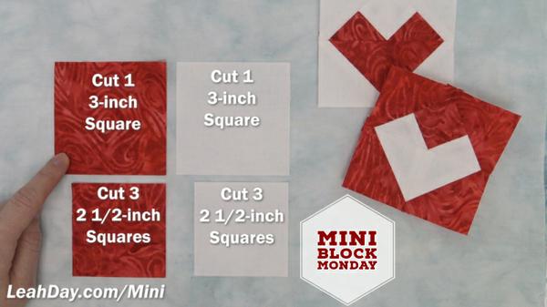 2 At a Time Heart Quilt Blocks