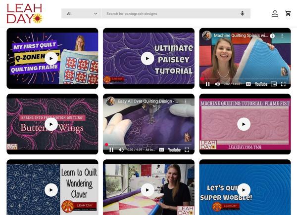 All Over Quilting Videos