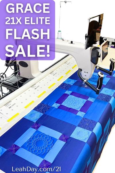 Qnique 21X Elite Longarm Machine