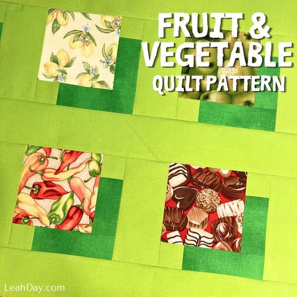 Fruit and Veggie Quilt Pattern