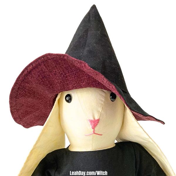 Halloween Doll Witch Hat Pattern