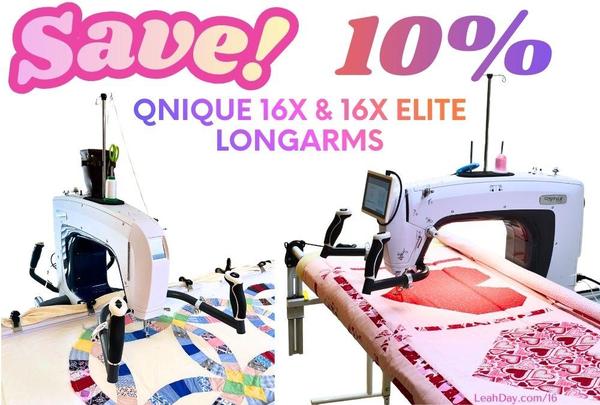 Qnique 16X Elite Longarm Machine Sale