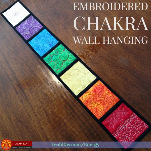 How to make a chakra wall hanging