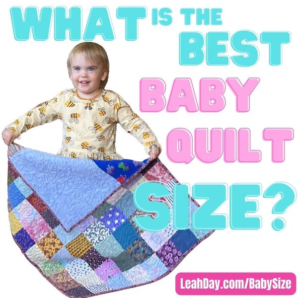 Baby Quilt Size Chart