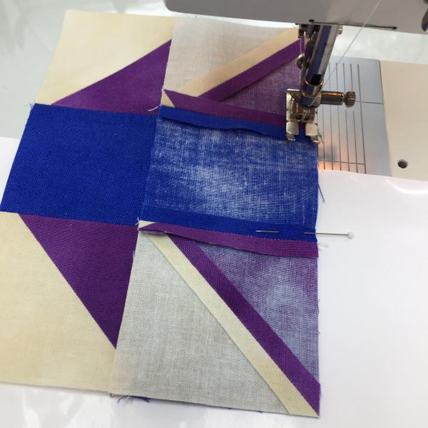 Machine Quilting Block Party Block 1