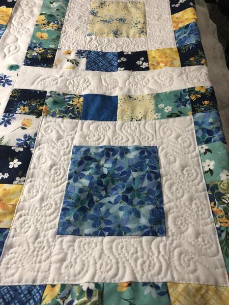 Trailing Spirals Free Motion Quilting Design