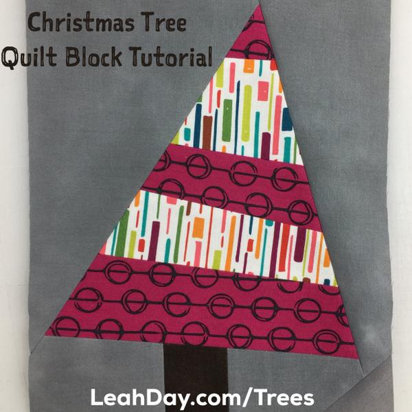 Wonky Christmas Tree Quilt Pattern