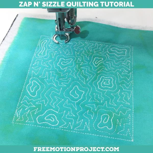 Zap n' Sizzle Quilting Design