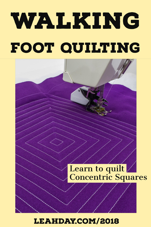 Walking Foot quilting