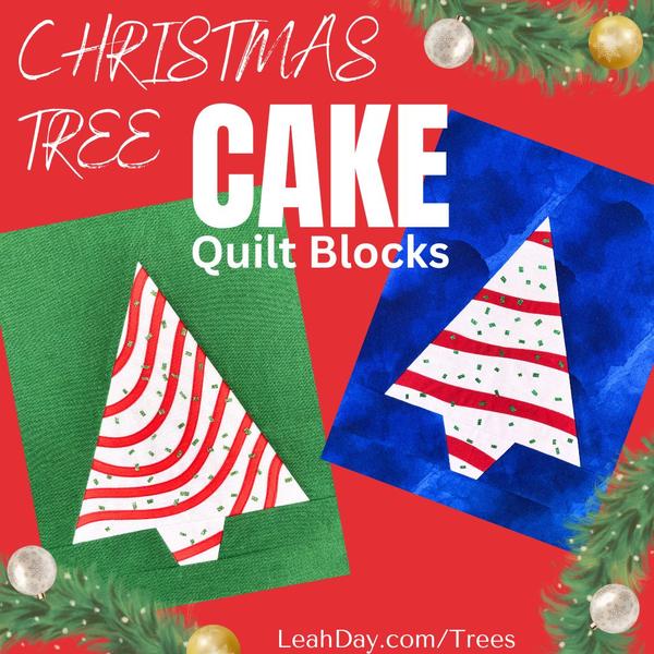 Christmas Tree Cake Quilt Blocks