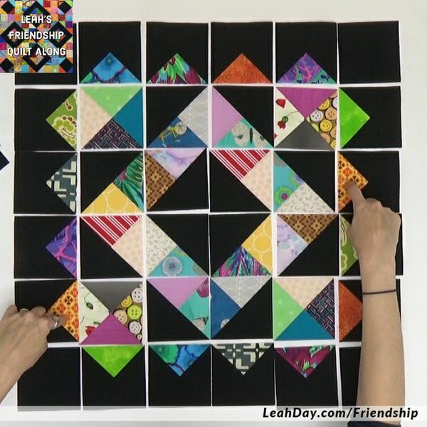 Leah Day Friendship quilt