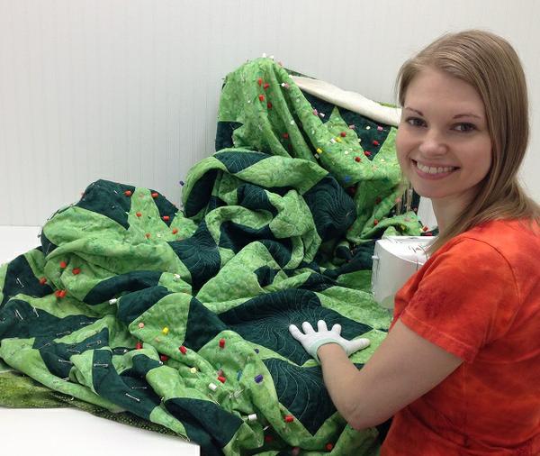 Quilting a King on your home machine