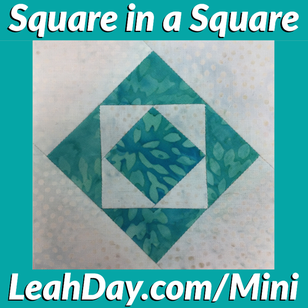 How to Piece a Square in a Square Block