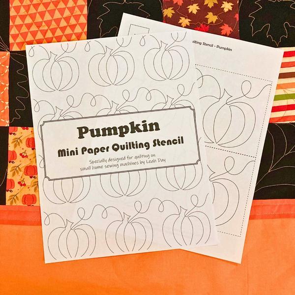 Pumpkin Mini Paper Stencil