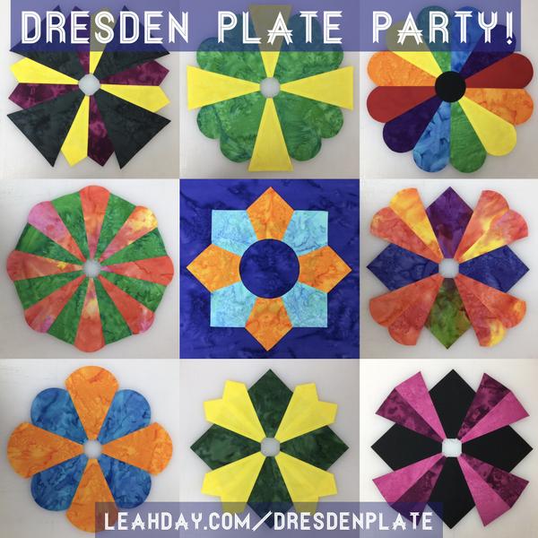 Dresden plate template set