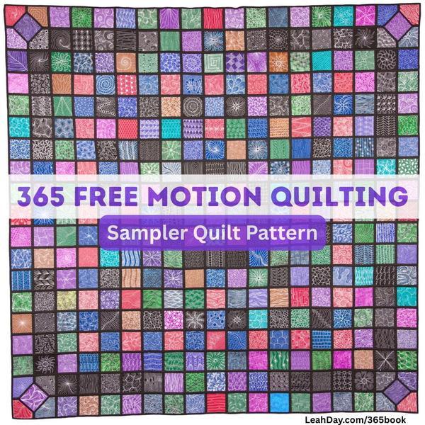 365 Free Motion Quilting Designs Book