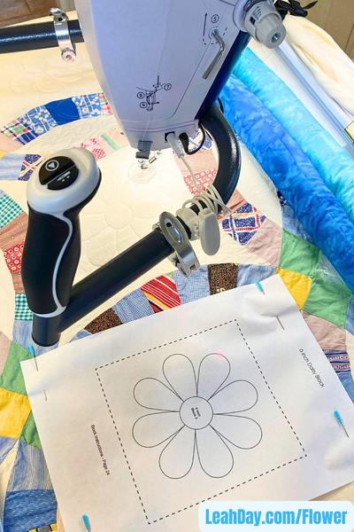 Short Video Quilting Stencils with Laser Light