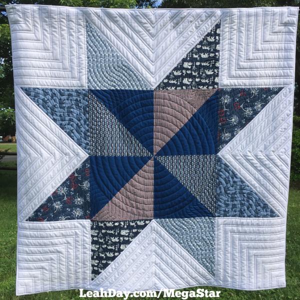 Mega Pinwheel Star Quilt