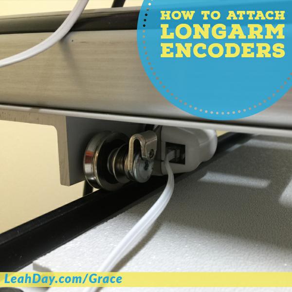 How to attach longarm encoders