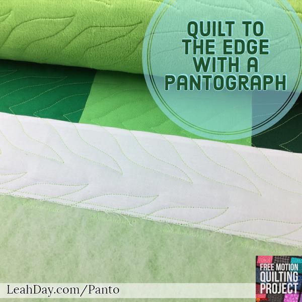Pantograph quilting