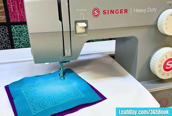 365 Free Motion Quilting Designs Book