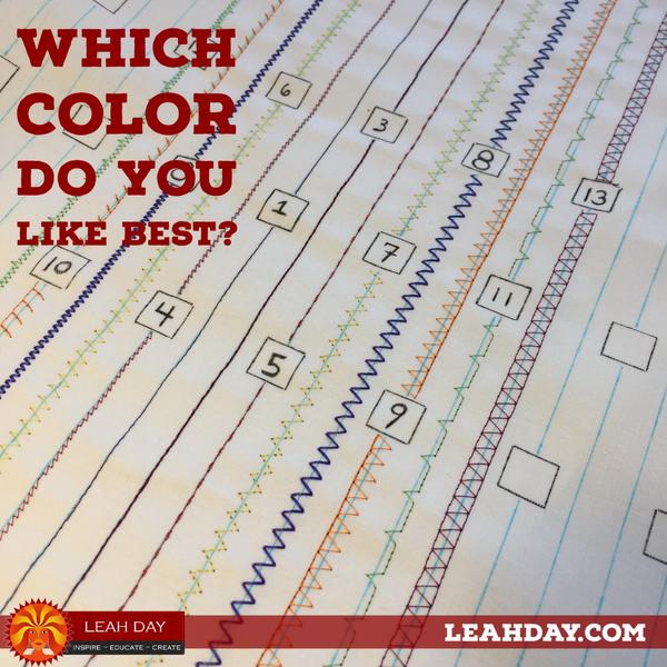 Which color of decorative thread