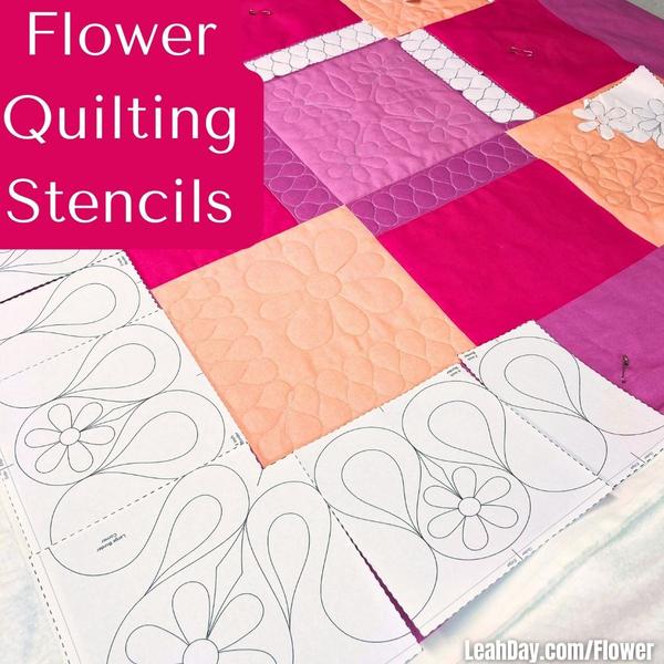 Flower Quilt Stencil Collection