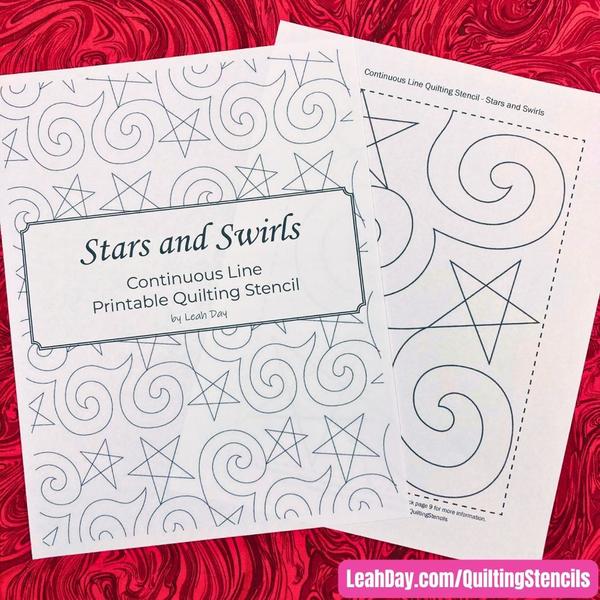 Patriotic Quilting Stencil