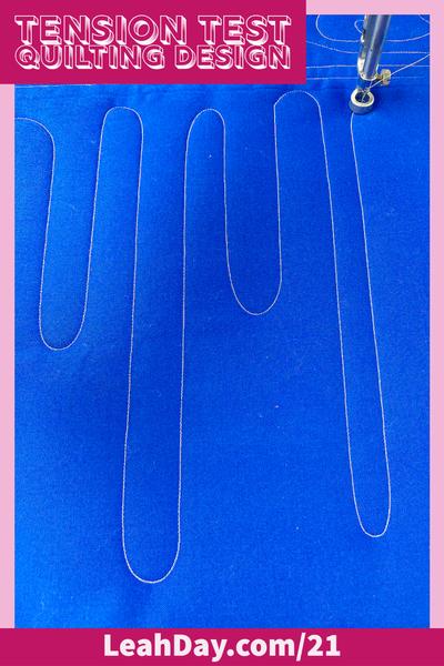 Tension Test Quilting Design