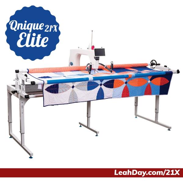 Qnique 21X Elite Longarm and Free Quilting Frame