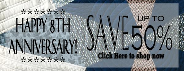 8th Anniversary Sale