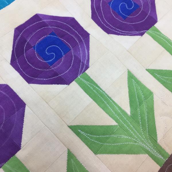 May's Pansy Patch Block