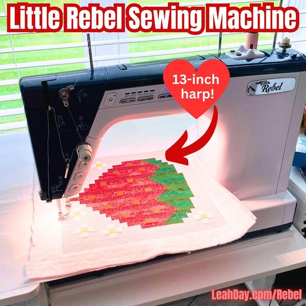 Little Rebel Sewing Machine in Eleanor Sewing Table