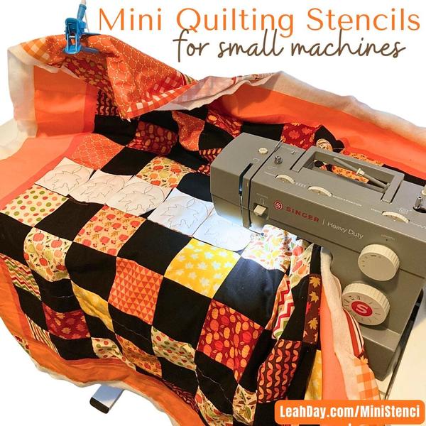 Mini Quilting Stencils for Smaller Home Machines