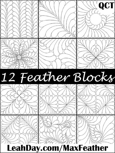 QCT Feather Block Designs