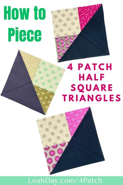 Scrappy 4 Patch Quilt Pattern