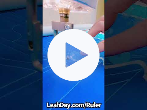 Ruler Quilting Feathers - Rulerwork Feather Quilting on a Longarm