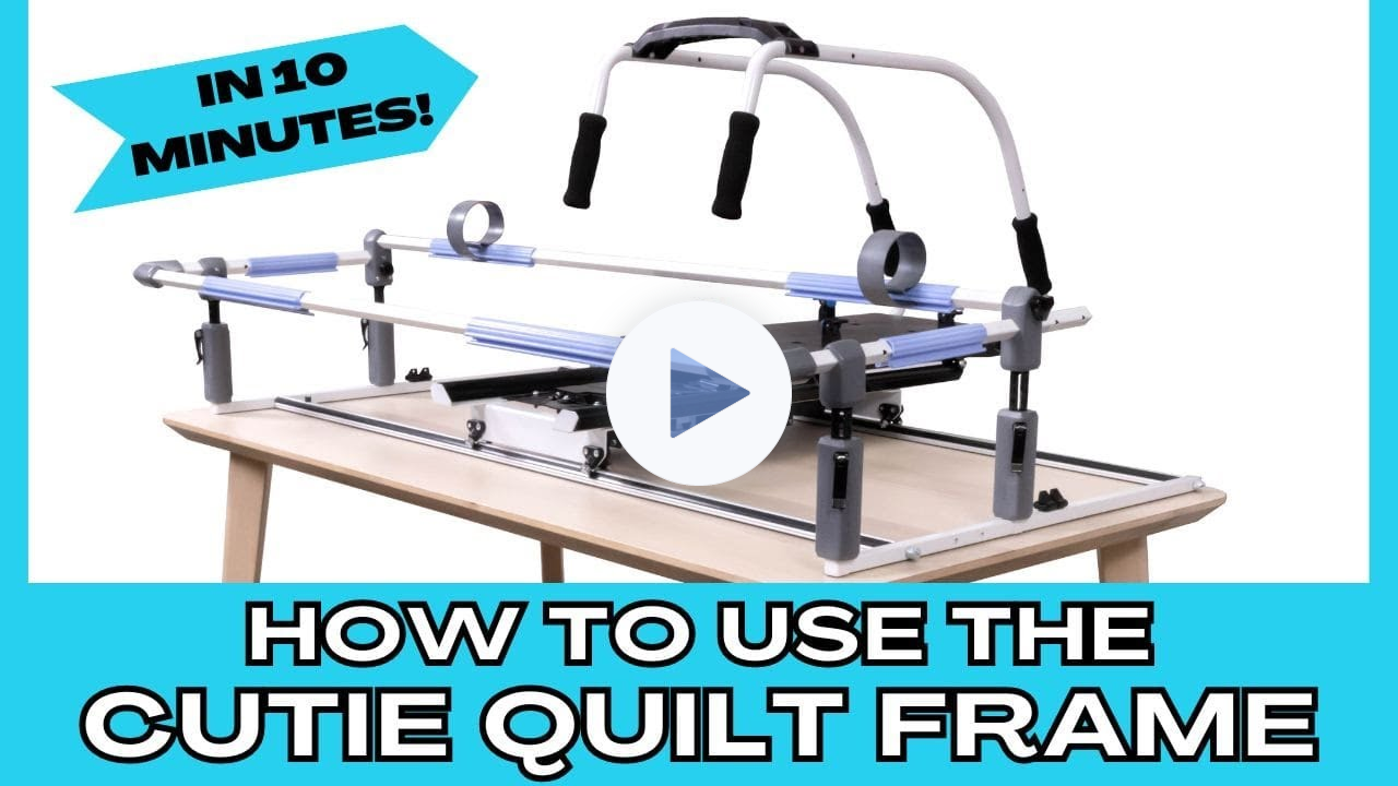New Cutie Quilt Frame - How to Use the Cutie Breeze Quilting Frame!