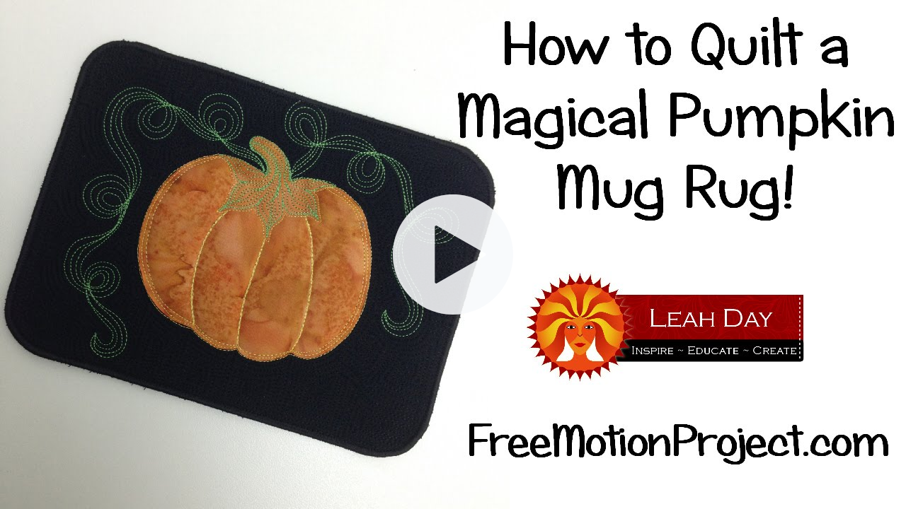 Magical Pumpkin Mug Rug Tutorial