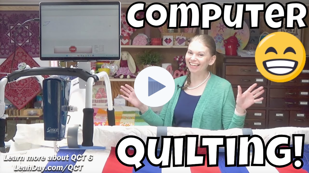 Learn Computerized Quilting Basics! Quilters Creative Touch 6 (QCT 6)