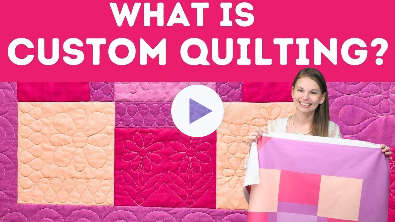 Custom Quilting? How to Quilt on a Regular Sewing Machine - Flowers!