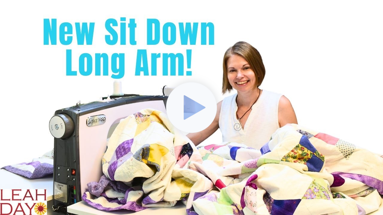 Introducing the New Grace 19SD Sit Down Long Arm Quilting Machine!