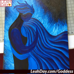 Lean on Me Goddess Painting