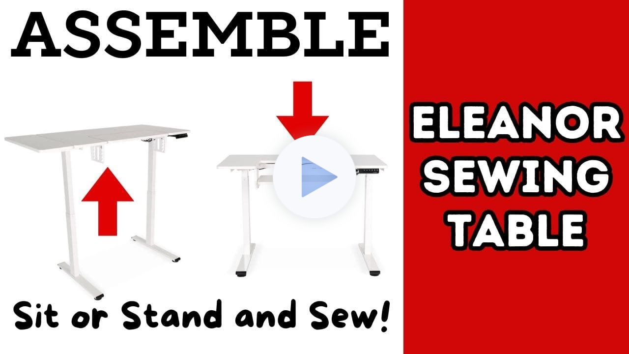 Assemble the Arrow Sewing Table - Eleanor - a Standing Sewing Table!