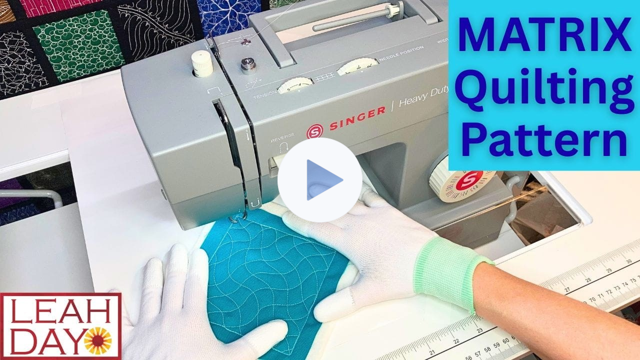 Free Motion Quilting & Ruler Quilting MATRIX - Home Machine & Longarm