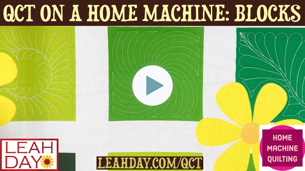 Computerized Quilting Blocks - Home Sewing Machine & QCT 5 Beginnings