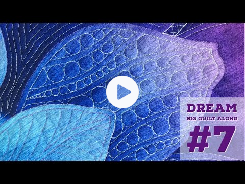 Dream Big Quilt Along #7 - Ruler and Free Motion Quilting Tutorial!