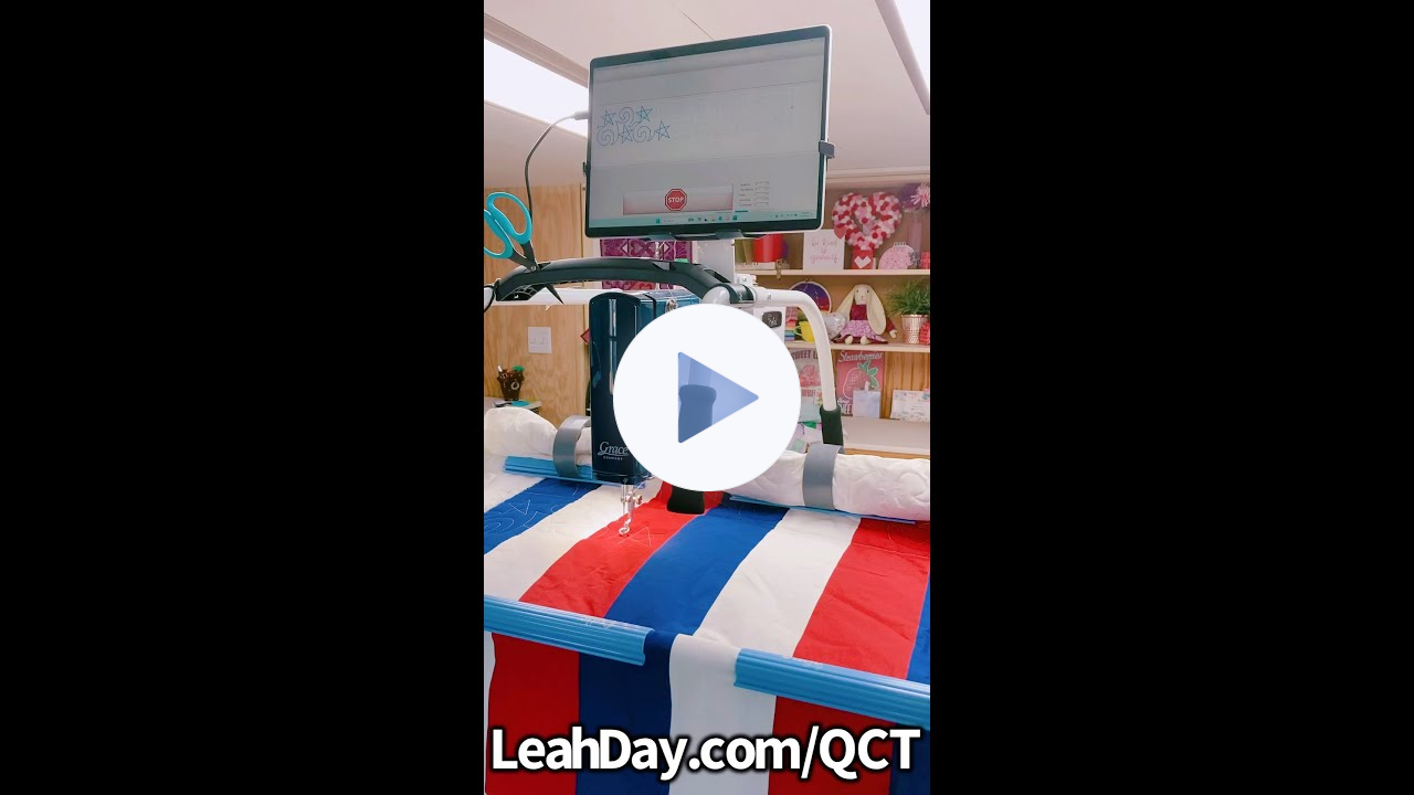 Quilting with QCT 6 on the Little Rebel and Cutie Breeze Frame!