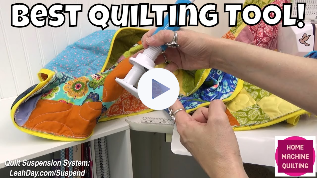 Quilting Tool You Can't Live Without: Sew Steady Quilt Suspension System