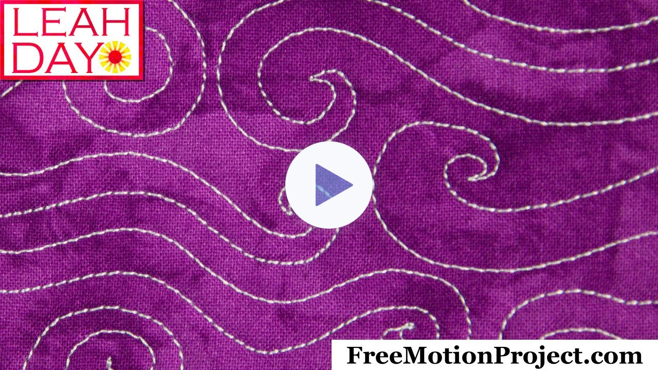 Easy Spiral Sashing Pattern! Beginner Quilting Design Trailing Spirals